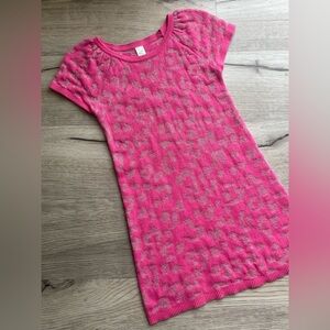 3/$30 | Cherokee | Pink Cheetah Print Sweater Dress for Toddler Girls | Size 3T